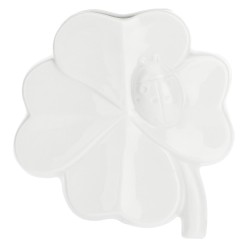 LA PORCELLANA BIANCA LEOPOLDINA Nawilżacz powietrza koniczyna 20 cm