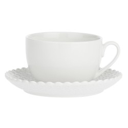 LA PORCELLANA BIANCA MOMENTI Filiżanka ze spodkiem 450 ml