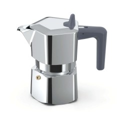 PEZZETTI PENTAEXPRESS Aluminiowa kawiarka (1 filiżanka) - Srebrny
