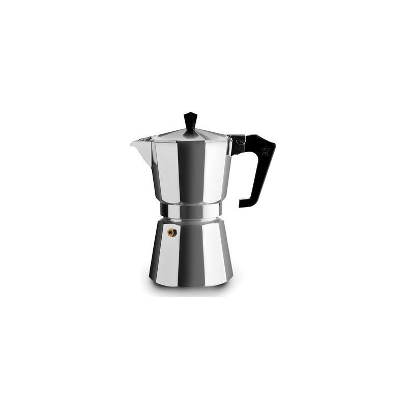 PEZZETTI Italexpress Kawiarka moka 0,45 l Aluminium, Czarny