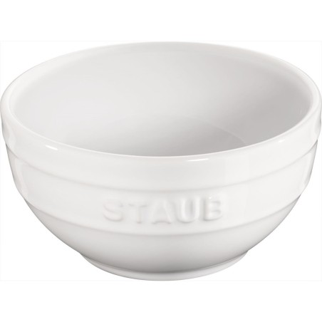 STAUB SERVING Miska okrągła 12 cm, biały