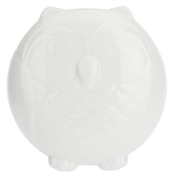 LA PORCELLANA BIANCA LEOPOLDINA Nawilżacz powietrza sowa 18 cm