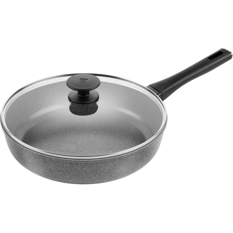 Patelnia sauté ZWILLING TERRENO PLUS z pokrywką - 28 cm, Szary