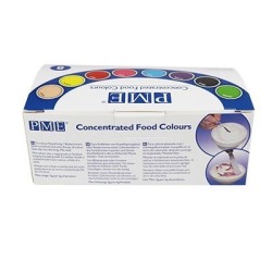 PME Paste Colour 8 Colour Set 200 g Pasta (substancja) Czarny, Niebieski, Brązowy, Zielony, Różowy, Fioletowy, Czerwony, Żółty