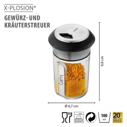 Pojemnik do przypraw i ziół GEFU X-PLOSION G-34622
