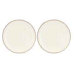 ROSE&TULIPANI CONCERTO IVORY Zestaw 2 talerzy do pizzy 33 cm