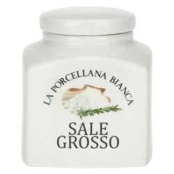 LA PORCELLANA BIANCA CONSERVA Pojemnik na sól gruboziarnistą 1.1 ltr