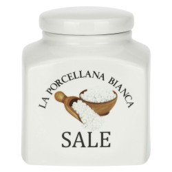 LA PORCELLANA BIANCA CONSERVA Pojemnik na sól 1.1 ltr