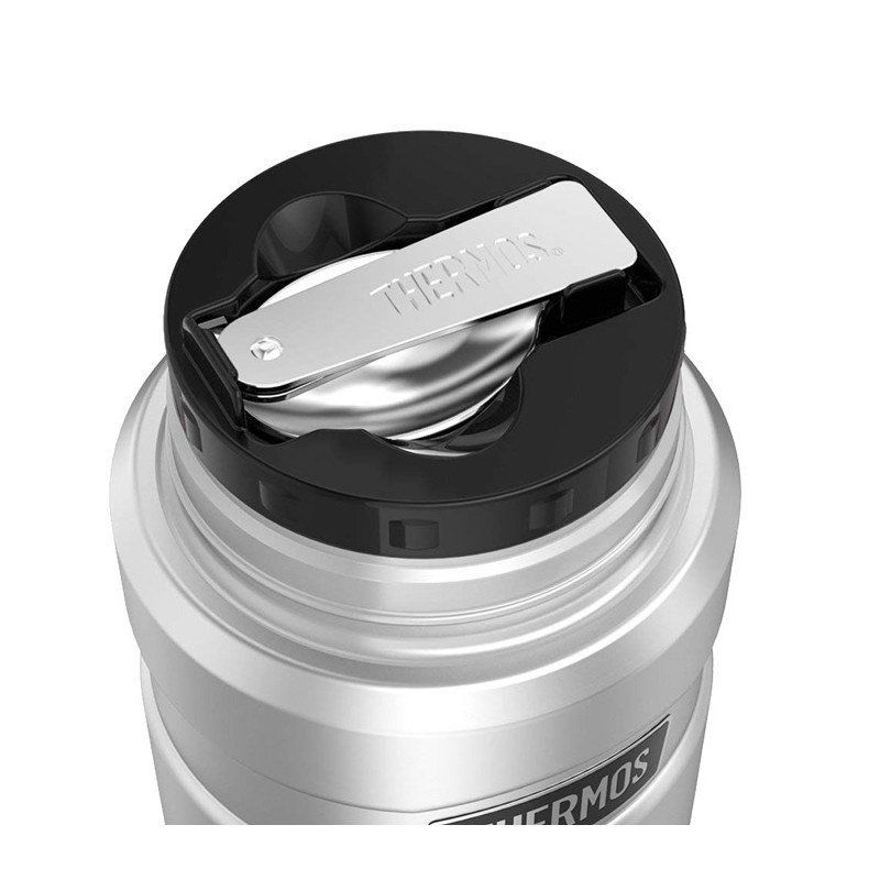 Termos na jedzenie 710 ml z składaną łyżką i kubkiem THERMOS - zieleń wojskowa Termos na jedzenie 710 ml z składaną łyżką i kubkiem THERMOS - zieleń wojskowa
