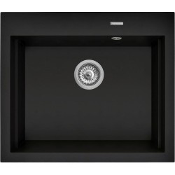 Zestaw - Zlewozmywak PYRAMIS SIROS (57x51,5) 1B + Bateria IDEA Black Edition - 070169002BE - Volcano