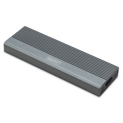 Obudowa USB 3.1 Typ C na dysk SSD M.2 NVMe 10 Gbps + SATA 6 Gbps aluminiowa, beznarzędziowa