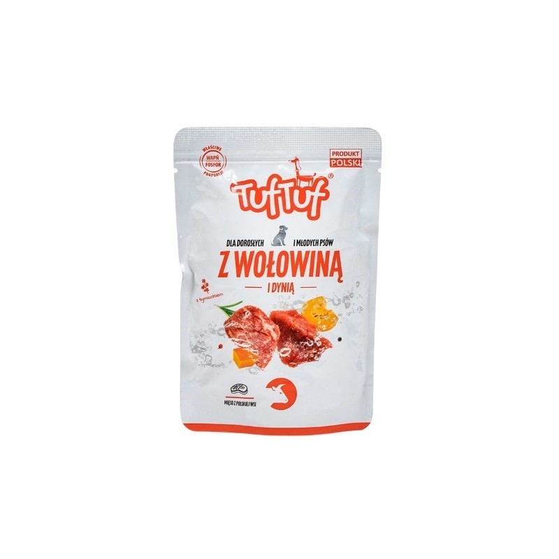 Tuf Tuf Saszetka mielonka z wołowiną dla psa 300g