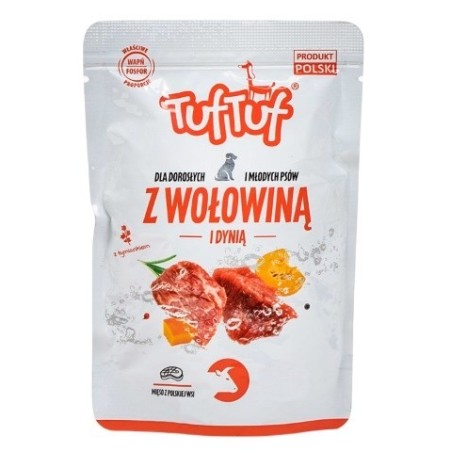 Tuf Tuf Saszetka mielonka z wołowiną dla psa 300g