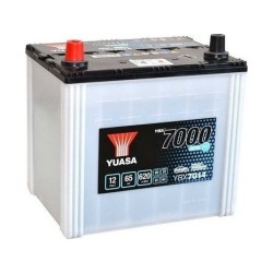 Akumulator YUASA 12V 65Ah/620A START&STOP EFB YBX7000 EFB Start Stop Plus (L+ biegun cienki (pojazdy japońskie)) 232x173x225 B00