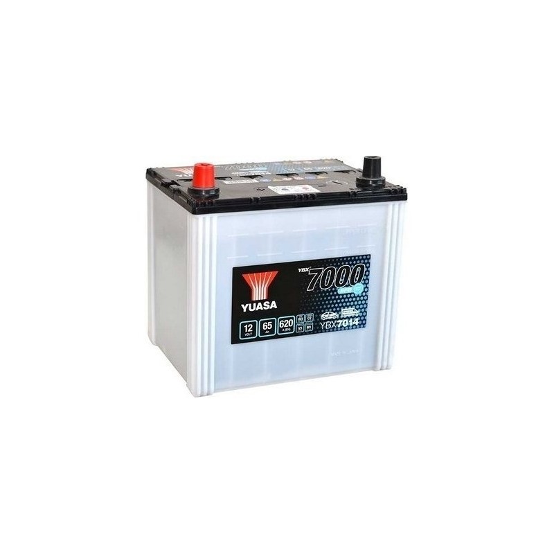Akumulator YUASA 12V 65Ah/620A START&STOP EFB YBX7000 EFB Start Stop Plus (L+ biegun cienki (pojazdy japońskie)) 232x173x225 B00