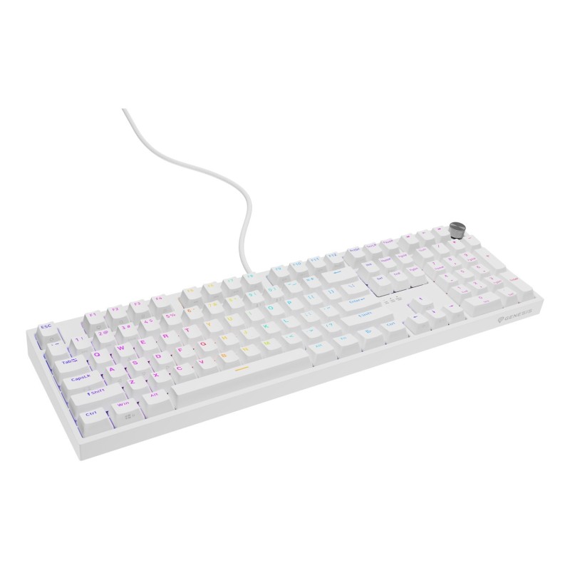 GENESIS NKG-2300 klawiatura Uniwersalne USB QWERTY Angielski Biały GENESIS NKG-2300 klawiatura Uniwersalne USB QWERTY Angielski Biały