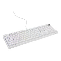 GENESIS THOR 404 klawiatura Uniwersalne USB QWERTY Angielski Biały