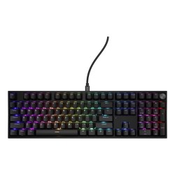 GENESIS THOR 404 klawiatura Uniwersalne USB QWERTY Angielski Czarny