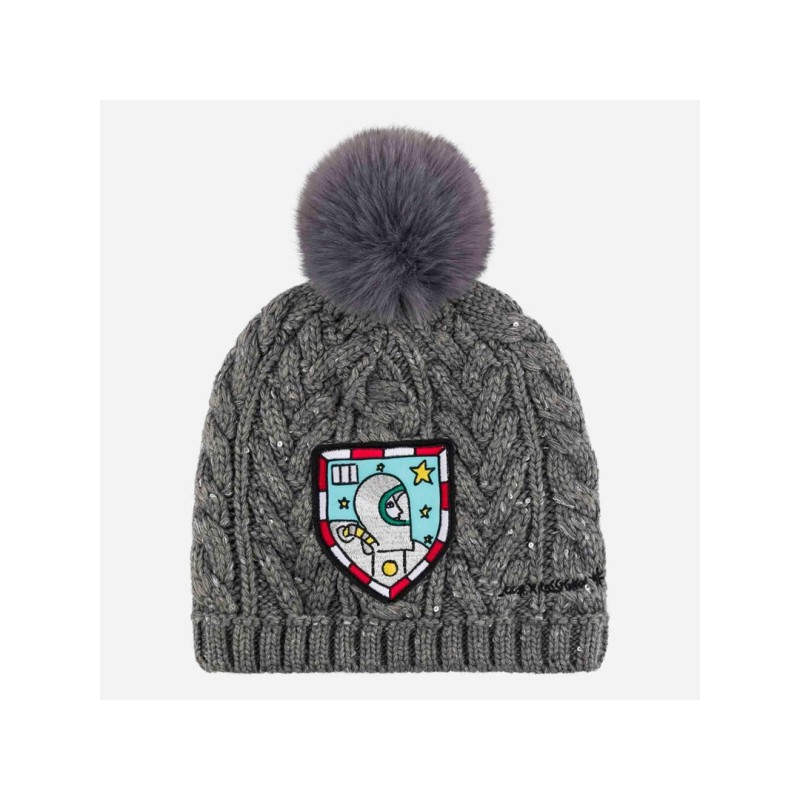 Czapka Rossignol L3 W Cosmos szary - TU