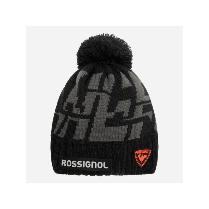 Czapka Rossignol Hero Pompon czarny