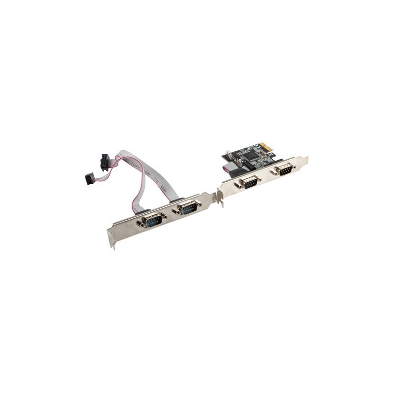 Lanberg PCE-DB9-004 adapter Wewnętrzny PCIe