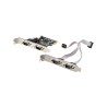 Lanberg PCE-DB9-004 adapter Wewnętrzny PCIe