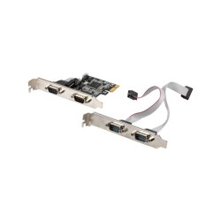 Lanberg PCE-DB9-004 adapter Wewnętrzny PCIe
