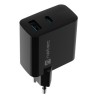 NATEC ŁADOWARKA RIBERA GAN 1X USB-A + 1X USB-C 45W CZARNA NUC-2143