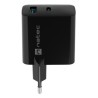 NATEC ŁADOWARKA RIBERA GAN 1X USB-A + 1X USB-C 45W CZARNA NUC-2143