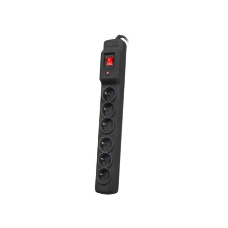 Armac Multi M6 | Listwa zasilająca | przeciwprzepięciowa, 6 gniazd, przewód 1,5m, czarna