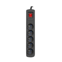 Armac ARC5 Czarny 5 x gniazdo sieciowe 250 V 5 m