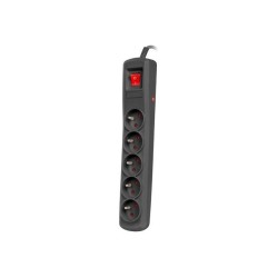 LISTWA ZASILAJĄCA NATEC BERCY 400 3M 5X 230V PL CZARNA
