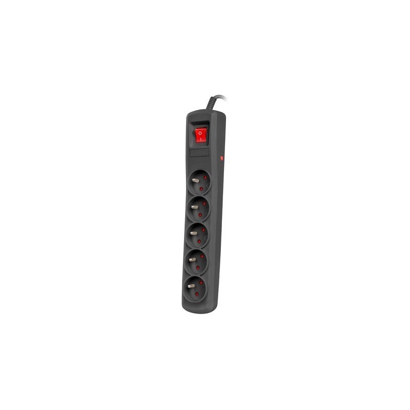 LISTWA ZASILAJĄCA NATEC BERCY 400 3M 5X 230V PL CZARNA