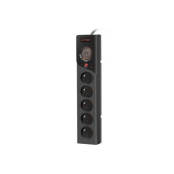 LISTWA ZASILAJĄCA ARMAC Z5 3M 5X 230V PL 10A ORGANIZER KABLA CZARNA