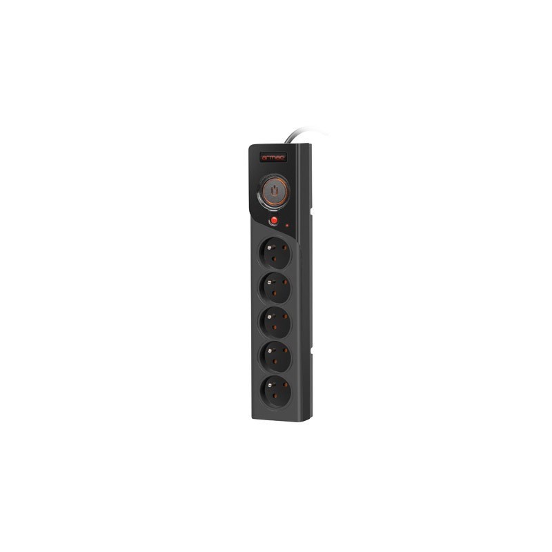 LISTWA ZASILAJĄCA ARMAC Z5 3M 5X 230V PL 10A ORGANIZER KABLA CZARNA