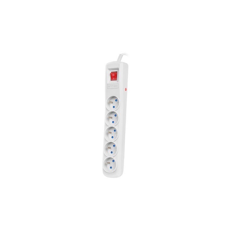 LISTWA ZASILAJĄCA ARMAC ARC5 3M 5X 230V PL SZARA