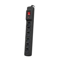 Armac M6/25/CZ rozdzielacz zasilania PDU 6 x gniazdo sieciowe Czarny