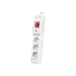 Armac Multi M3 | Listwa zasilająca | przeciwprzepięciowa, 3 gniazda, przewód 5m, szara