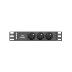 LANBERG LISTWA ZASILAJĄCA RACK 10" (1U, 10A, 3X 230V PL)