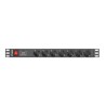 LANBERG LISTWA ZAS. RACK PDU (1U,16A,7X SHUKO,2M)