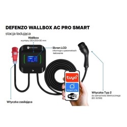 DEFENZO ŁADOWARKA DO SAMOCHODÓW ELEKTRYCZNYCH WALLBOX PRO AC22 SMART