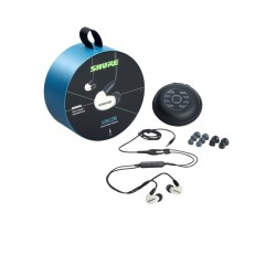 Shure SE215DYWH+UNI-EFS - Słuchawki douszne AONIC215 z pojedynczym przetwornikiem i kablem 3.5mm (białe)