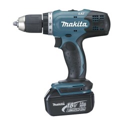 Makita DDF453RFE wiertło Czarny, Niebieski 1,6 kg