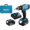 Makita DDF453RFE wiertło Czarny, Niebieski 1,6 kg