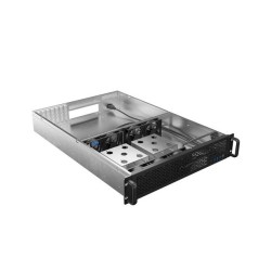 Lanberg SC01-6502-12B Obudowa do serwera modułowego Rack (2U) 0 GB