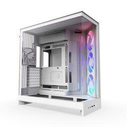 NZXT H9 Flow RGB Midi Tower Biały