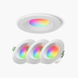 Nanoleaf NF080D02-4W3 inteligentne oświetlenie Inteligentne oświetlenie punktowe Bluetooth