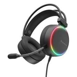 GENESIS NSG-2307 słuchawki/zestaw słuchawkowy Przewodowa Opaska na głowę Gaming USB Typu-A Czarny