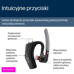 Słuchawki Poly Voyager Legend 30 Headset EMEA-INTL English Localization Euro plug Retail Packaging