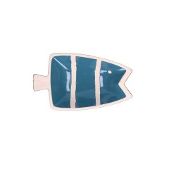 RITUALI DOMESTICI PELAGICOILLOGICO Talerz ryba niebieski 23 x 14 x 4.5 cm